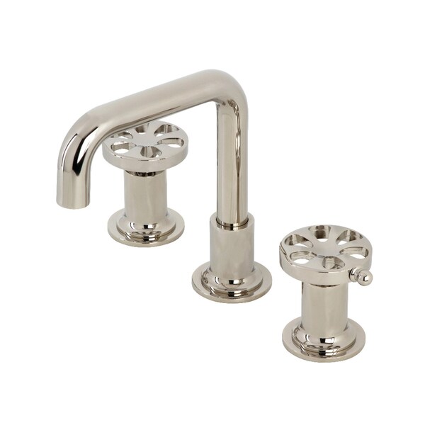 Kingston Brass KS142RXPN Widespread Bathroom Faucet with Push Pop-Up, Polished Nickel KS142RXPN - main